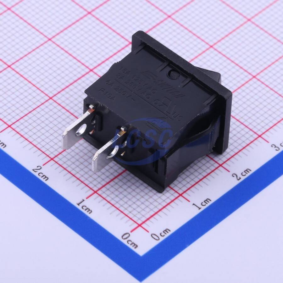 E-Switch R1966ABLKBLKFF - 1