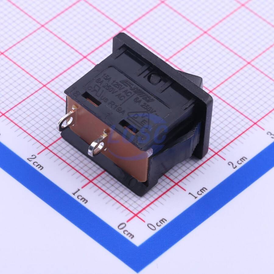 E-Switch R1966ABLKBLKFS - 1