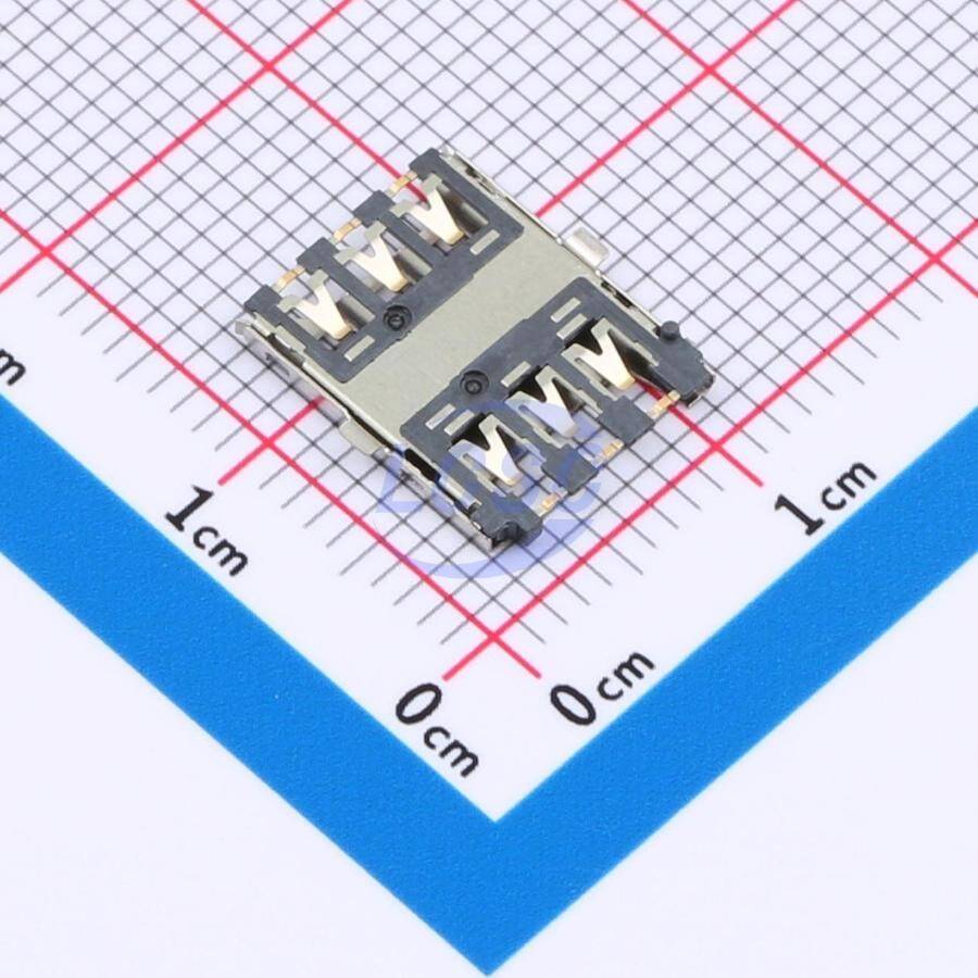 Global Connector Technology SIM8051-6-0-14-01-A - 2