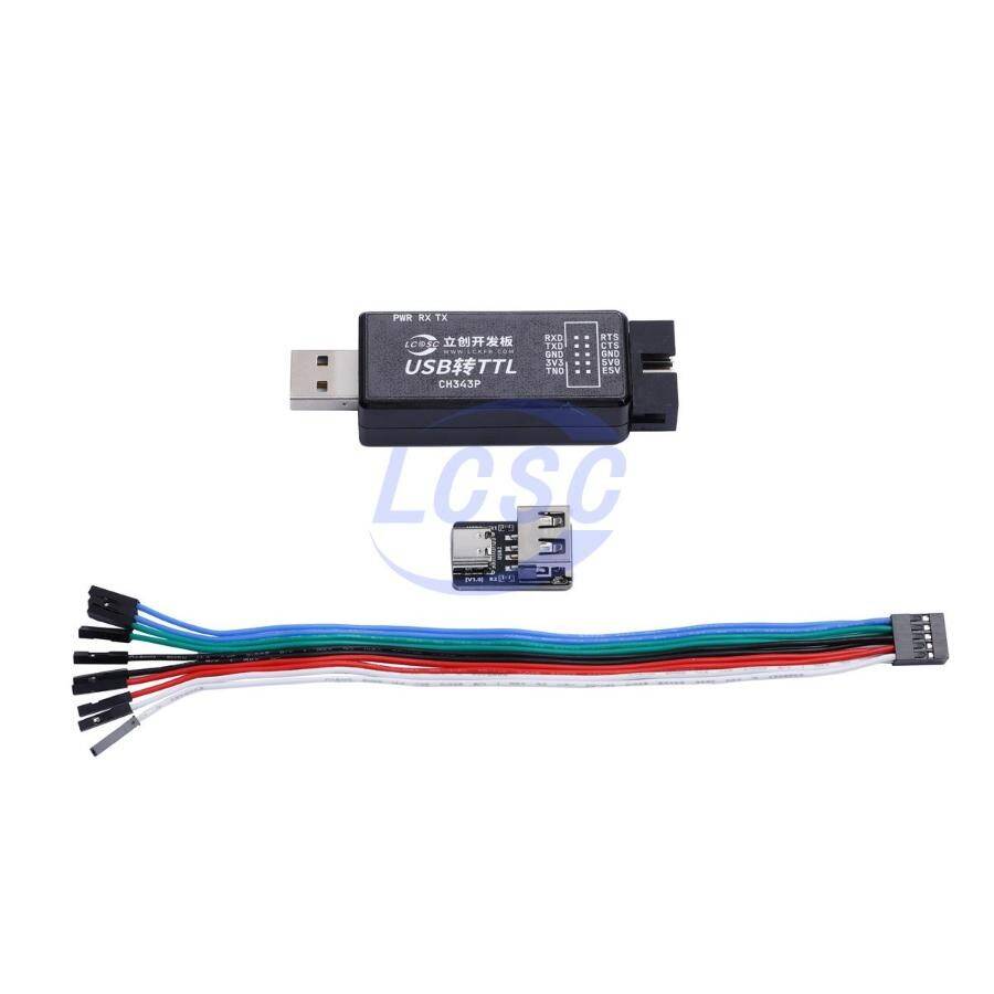 LCSC-boards LCKFB-CH343P-USB-TO-TTL-TYPE-A - 3