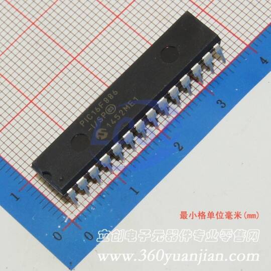 MICROCHIP PIC16F886-I/SP - 1