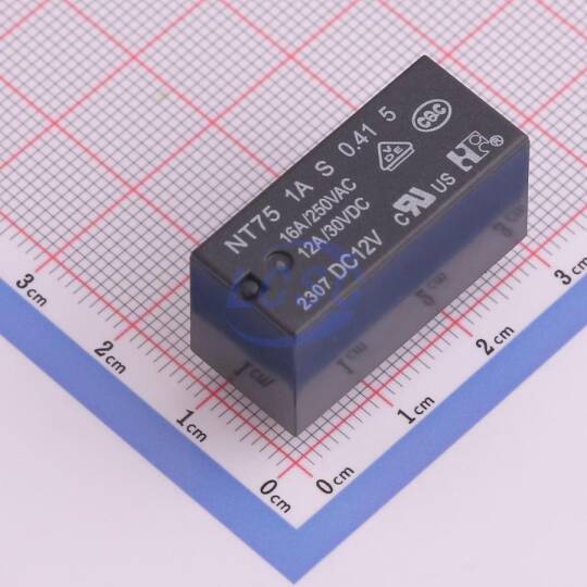 NF(Ningbo Forward Relay Corp) NT75 1AS0.41 5 16 DC12V black