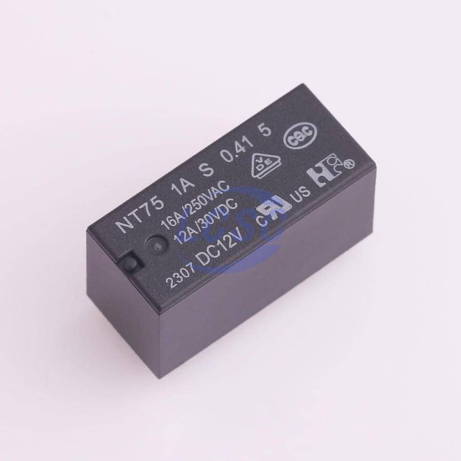 NF(Ningbo Forward Relay Corp) NT75 1AS0.41 5 16 DC12V black - 3