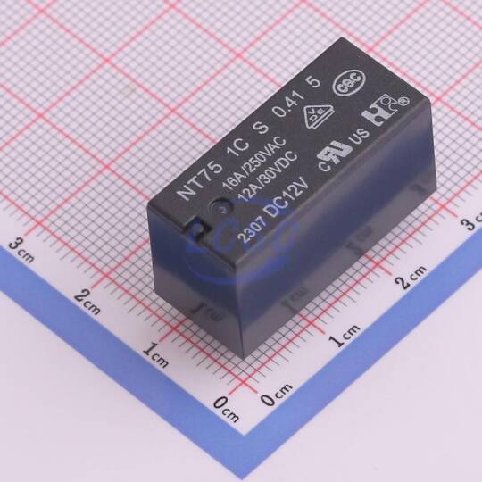 NF(Ningbo Forward Relay Corp) NT75 1CS0.41 5 16 DC12V black