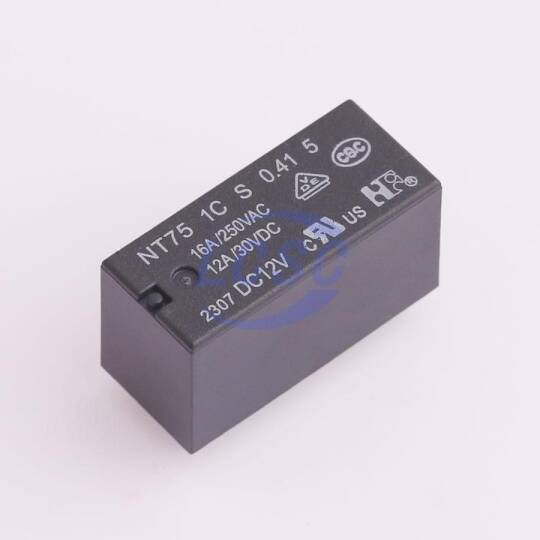NF(Ningbo Forward Relay Corp) NT75 1CS0.41 5 16 DC12V black - 3