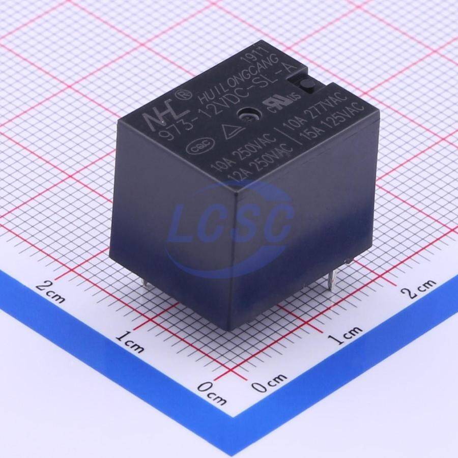 NHC 973-12VDC-SL-A 12A250VAC - 1