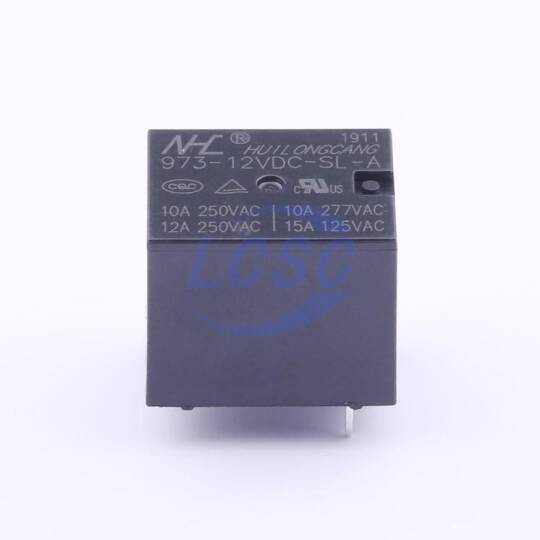 NHC 973-12VDC-SL-A 12A250VAC - 3