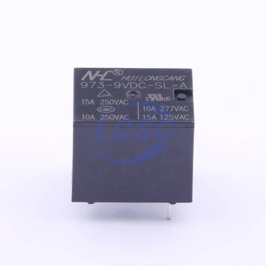 NHC 973-9VDC-SL-A 15A250VAC - 3