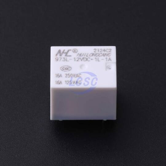 NHC 973L-12VDC-1L-1A 16A - 3