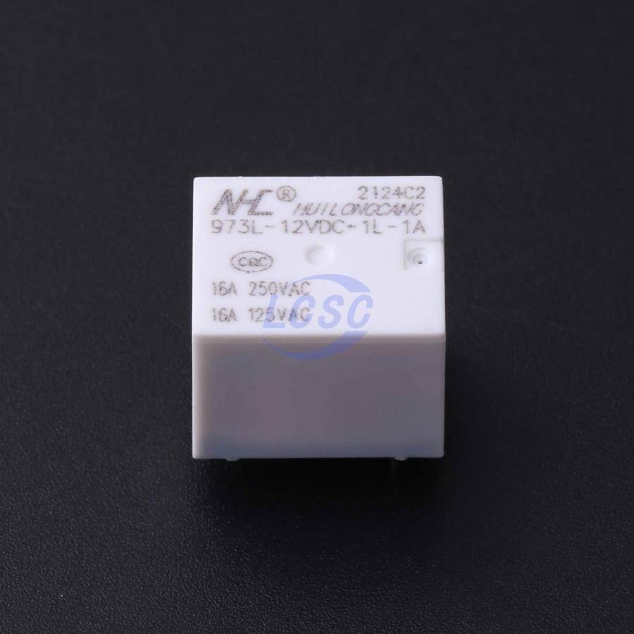 NHC 973L-12VDC-1L-1A 16A - 3