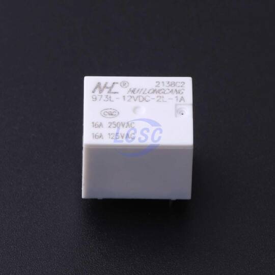 NHC 973L-12VDC-2L-1A 16A - 3